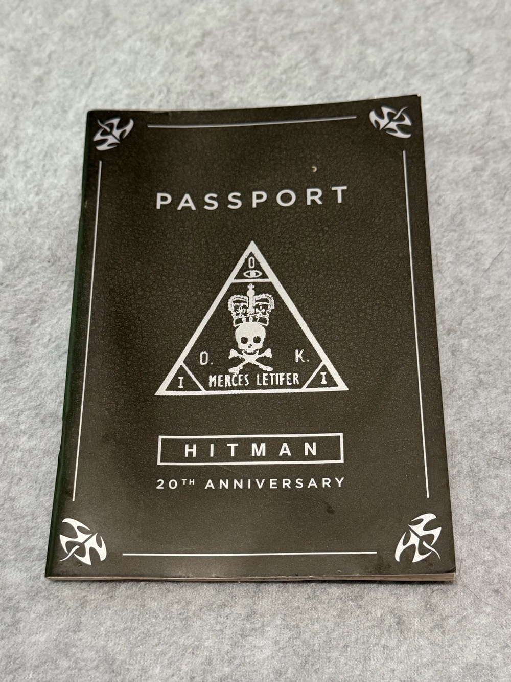Hitman 20th Anniversary Passport Booklet